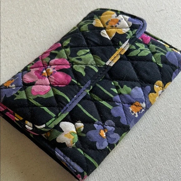 Vera Bradley Euro Wallet in the "Wildflower Garden" pattern - Picture 2 of 5